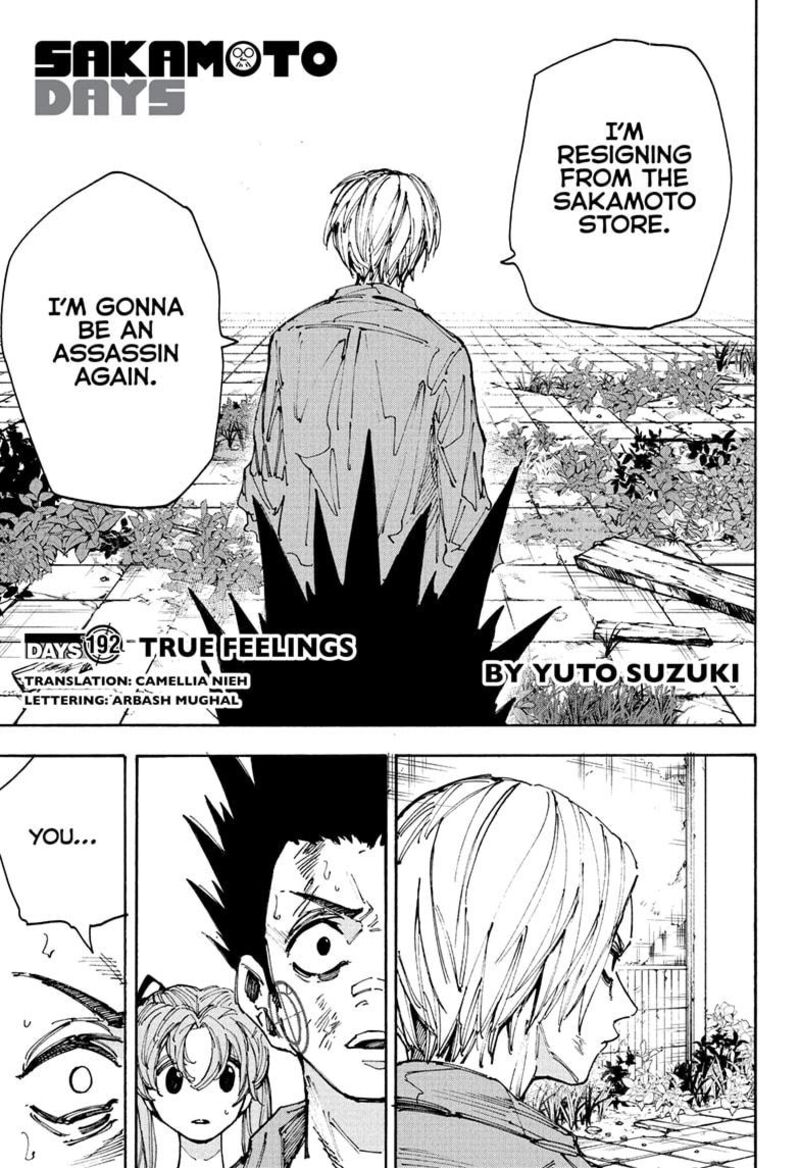 Sakamoto Days Chapter 192